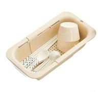 PP Drain Basket For Kitchen Sink Use With Expandable Design Spacious Interior And Evenly Distributed Drainage Holes(XL)