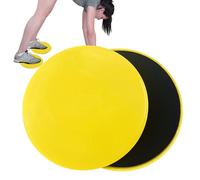 PP & EVA Exercise Sliders - 17cm Core Sliders, 2 Pc's Exercise Gliding Disc - Foot Slider for Working Out | -Sided Fitness Discs for Carpet, Hardwood, Tile, Yoga, Pilates, Home Gym & Core