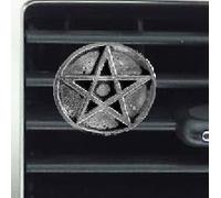 pp-g34 Pentacle Pentagram Pewter Design on an Air Freshener Vent Clip Kit Decoration Car van truck Mini Bus
