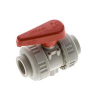 PP-H 2-way Ball Valve True Union 20 mm EPDM