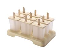 PP Ice Cream Mold - Reusable Ice Lolly Stick Molds Chocolate Tray for Summer - for Making Lollipop Juice, Smoothies, Ice Cream, Pudding, Jam, Jelly,