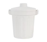 Pp Mini Desktop Trash Can With Swing Lid, 19x13cm Multifunctional Desk Bin For Car Or Home Use, Can Store Pencils, Notes, Etc., Saving Space And Reducing Searching Time