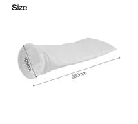 PP Non-Woven Water Treatment Filter Bag White Heat-Set Wool Monofilament Fabric 25µm 10µm Reusable for Paint Varnish Resin Glue Oil Beverage Automotive Electroplating Industries 6-Pack(10um)