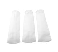 PP Nonwoven Fabric Filter Bag Thermal Fixed Wool Reusable Filtration for Multiple Industrial Fields Water Treatment Automotive Pharmaceutical Electroplating Beverage Paint Resin 25(25um-3pcs)