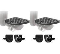 PP Pedal Plate | SPDX | Adapter compatible with Shimano SPD and Look X-Track clipless MTB pedals | Converts clipless into flat pedals | No cleats needed | Adding grip and comfort