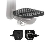 PP Pedal Plate | SPDX | Adapter compatible with Shimano SPD and Look X-Track clipless MTB pedals | Converts clipless into flat pedals | No cleats needed | Adding grip and comfort
