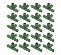 PP Plastic 11mm Connectors for Garden Pipe Assembly and Greenhouse Frameworks with Strong Hold for Outdoor Growing Environments (B)