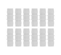 PP Plastic Barb Hose Fittings 12PCS | Equal Diameter Straight Through Connector | Non - Hazardous Leak - Proof Joints for Food/Lab/Pharmaceutical Use | Standard Sizes (19 to 19)