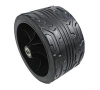 PP Plastic Cart Wheel 6.5 Inch High Temp Resistant Black
