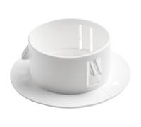 PP Plastic Cover Rosettes for Wall Hole Ventilation Grilles with Heat Resistance and Moisture Resistant Properties Suitable for Mechanical Use (60mm)