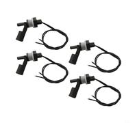 PP Plastic Horizontal Float Switch Water Level Sensor for Tanks, Pools & Hydroponics - 4-Pack, 10W/50W, 100V-220V DC, 0.5A-1.5A, -10°C to 85°C, IP67 Rated