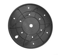 PP Plastic Pot Filler Insert 25cm Lightweight Design(Black Large)