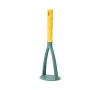 PP Plastic Potato Masher Tool - Durable Kitchen Utensil for Smooth Mashed Potatoes, Food & Vegetables - Dishwasher Safe, Non-Slip Ergonomic Handle - BPA Free & Food Grade Material (Green)