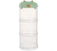 PP Plastic Spice Jar 13cm Multi-Layer Outdoor Storage(Green)