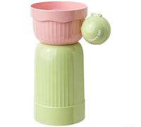 PP Plastic Toothbrush Organizer Wall Mounted Quick Dry(Powder Green)