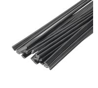 PP Plastic Welding Rods, 20 pcs Multicolor ABS Welding Rods for Plastic Welder Car Bumper Repair Multiple Sizes(Black,13 inch)