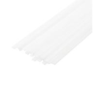 PP Plastic Welding Rods, 20 pcs Multicolor ABS Welding Rods for Plastic Welder Car Bumper Repair Multiple Sizes(White,8 inch)