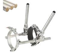 PP/PVC Pipe Installation Tensioner, Heavy Duty Ratchet Pipeline Alignment Tightening Tool with Anti-Slip Ratchet Clamp, Prevents Jamming, for Drainage Sewer Construction(75MM)