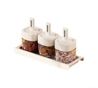 PP Spice Containers 7.5x14cm Dust for proof Design PP Spice Containers(White)