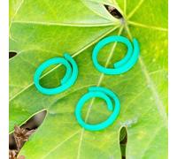 PP Spiral Plant Support Clips - 50-Pack Green Garden Branch & Bush Ties for Tomato, Pepper, Rose, and Vine Plants - Reusable, Non-Damag(200PCS)