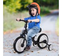 PP Toddlers Removable Stabiliser Kids Balance Bike Black