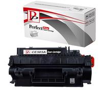 PP Toner Cartridge CE505A 05A For Printer, Compatible with HP LaserJet P2030 Series, P2033, P2033N, P2034, P2034n, P2055X, P2056DN, P2056 Series,P2056X, Canon LBP 6300 LBP 6650 Printers Black (1-Pack)