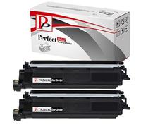 PP Toner Cartridge TN248XL For Printer, Compatible with Brother DCP-L3515CDW DCP-L3520CDWE DCP-L3555CDW DCP-L3560CDW HL-L3215CW HL-L3220CW HL-L3220CWE HL-L3240CDW Black (2-Pack)