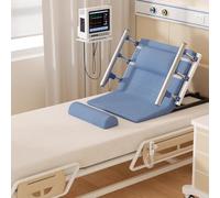 PP-Vic Adjustable Electric Lift Backrest Bed, Sit-Up Chair with Remote Control, with Armrests for Cervical and Lumbar Support, Machine Washable for Patient Lumbar Support,S 75CM Blue