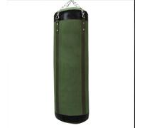 PP-Vic Adult Canvas Boxing Filled Punching Bag, Hanging 360° Heavy Duty Boxing Punching Bag with Chain, Suitable for Boxing Training, Karate Hook Kick, Taekwondo Training Aid,80cm/31.5in