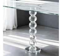 PP-Vic Creative Acrylic Table Legs Perfect for Floating Style Dining Tables,an Elegant Modern Accent Ideal for DIY Home Projects, Living Room Furniture, Bar Counters, and Coffee Tables,8x60cm