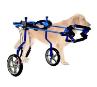 PP-Vic Dog Hind Legs Dog Wheelchair, Hind Limb Disability, Paralysis Pet Walker, Adjustable Lightweight Cat Wheelchair, Pet Running Wheel for Sports Rehabilitation,Blue XXL