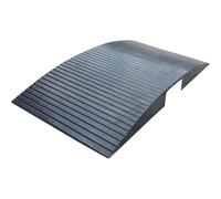 PP-Vic Door Wheelchair Ramp, Rubber Disabled Ramp, Curb Ramp Bridge Ramp for Entering and Exiting The House, Mobile Door Ramp, Suitable for Car Door Wheelchair Bicycle,L91cm