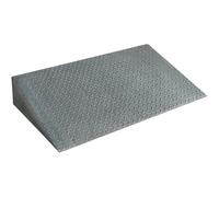 PP-Vic Driveway Threshold Wheelchair Ramp, Iron Vehicle Ramp, High Load-Bearing Anti-Slip Ramp, Solid Curb Vehicle Ramp, Load-Bearing 1T,L60