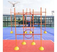 PP-Vic Drone Obstacle Course Kit, Ideal for Professional Indoor And Outdoor Drone Training Obstacle Courses, Easy-To-Assemble Model Aircraft Practice Equipment, Portable And Convenient Drone