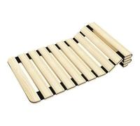 PP-Vic Foldable Wooden Slatted Floor Bed Frame,Heavy-Duty Solid Pine Bed Slats, Pallet Mattress Support Slat Frame,Tatami Guest,Space-Saving Design for A Peaceful Sleep,1.5x2m/59x78.7in