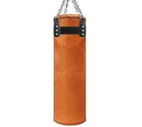 PP-Vic Hanging PU Heavy Duty Sandbag, Fillable Adult Boxing Training Equipment, Freestanding Sandbag with Chain, Home Training Gym, Suitable for Taekwondo, Karate, Judo,80cm/31.5in