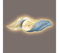 PP-Vic LED Illuminated Wall Art, 3D Light Art Wall Decor, Large-Scale Decorative Artworks, Modern-Style Illuminated Sculptures, Plug-in Wall-Mounted Art, Ideal for Bedrooms and Entryways,BB150CM