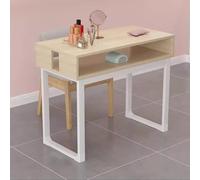 PP-Vic Manicure Table Nail Desk, Women's Manicure Table, Manicure Table for Manicurists, Modern Multi-Purpose Table, Nail Makeup Equipment,Brown