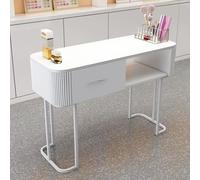 PP-Vic Modern Beauty Salon Workstation Manicure Table, Manicure Table for Girls in Beauty Salon, Elegant Beauty Salon Manicure Tool Storage, Manicure Table for Manicurists with Drawers,without cabinet
