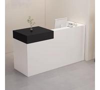 PP-Vic Modern Luxury Reception Desk, Small Thickened Cashier Counter, Front Desk Retail Counter with Lockable Drawers, Artistic Style Suitable for Reception Rooms, Lobbies, and Shops,02/L