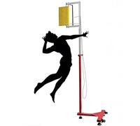 PP-Vic Professional Athlete Vertical Jump Trainer, Rope-Assisted Quick-Reset Jump Tester, Height Adjustable From 5.5 Feet To 11.8 Feet, Equipped with Luxury Wheels,BB