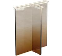 PP-Vic Set of 2 Exquisite Transparent Acrylic Table Legs,Floating-Style Dining Table Base, Vanity, Coffee Table, and Bar Counter Supports,DIY Replacement Legs for Living Room, Kitchen,BB