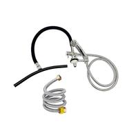 PP-Vic Shampoo Basin Dedicated Water Spa Waterfall Device, Head Spa Waterfall Shower Head, 360° Adjustable Water Outlet Pipe, Beauty Salon Shower Shampoo Bed Accessories,Suitable for Barbershops