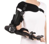 PP-Vic Stroke Hemiplegic Arm Elbow Hand Electric Device, Joint Brace Rehabilitation Robot Equipment, Hinged Elbow Brace Arm Exerciser with Remote Control and Smart Timing,Right