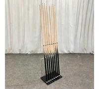 PP-Vic This 8-Hole Acrylic Billiard Cue Rack Is A Freestanding Storage Solution That Easily Organizes All Your Cues in Your Game Room, Club, Or Billiard Hall,Black