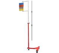 PP-Vic Vertical Jump Trainer, Adjustable Testing Range 5.5-11.8 Feet, Portable High Jump Training Equipment for Gyms And Schools,Metal Vertical Jump Tester, Suitable for Athlete Training,AA