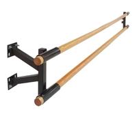 PP-Vic Wall-Mounted Home Ballet Barre, Double-Layer Ballet Barre System, Sturdy Steel Construction, Perfect for Home Dance Practice, Fitness And Stretching, Easy To Install, Space-Saving Design,3.2ft