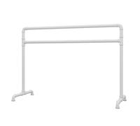 PP-Vic White Metal Ballet Barre, Industrial Steel Tube Ballet Barre Portable, Adjustable Freestanding Ballet Barre, Height Adjustable, Perfect for Stretching, Pilates, Dance Or Active Exercise,3.2ft