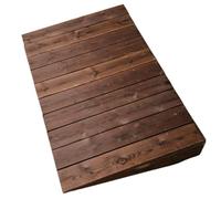 PP-Vic Wooden Lifting Threshold Ramp Door Disabled Ramp Anti-Slip Barrier-Free Ramp Shed Ramp Portable Entry Ramp Free Movement Good Helper,90×25×80cm