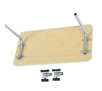 PP-Vic Wooden Wheelchair Tray Table, Universal Removable Wheelchair Lap Tray, Portable Wheelchair Table Accessory for Users to Dining and Reading, Resting, Fits Most Wheelchair Armrests